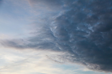 Blue sky with cloud.
