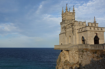 Attraction in Yalta. Swallows Nest.