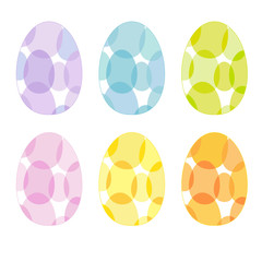transparent pattern easter eggs