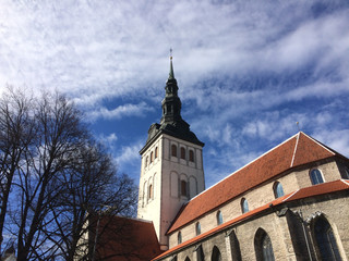 Fototapeta na wymiar Church in Tallinn, Estonia