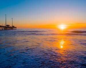 Sunset over the Ocean