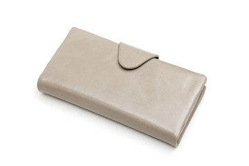 Purse on the white background