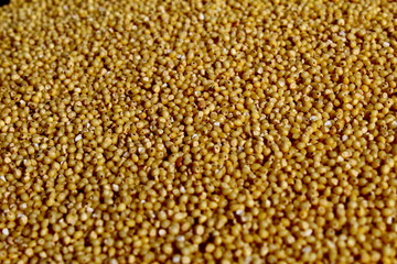 Hulled millet