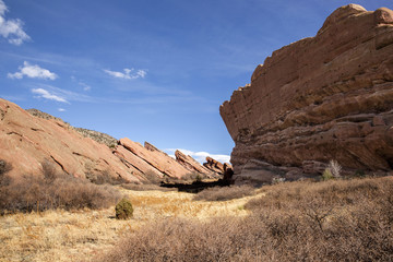 Fototapeta premium Hiking Trail at Red Rocks Park in Denver, Colorado