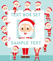 Santaclaus old man text box