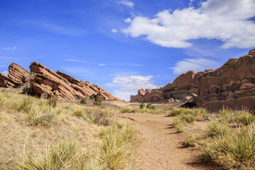 Hiking Trail at Red Rocks Park in Denver, Colorado


