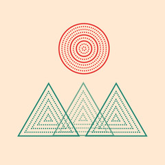 Minimalist landscape