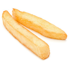 French Fried Potatoes isolated on white background