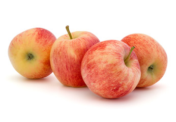 Red apple isolated on white background cutout