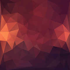 Dark red abstract polygonal background.