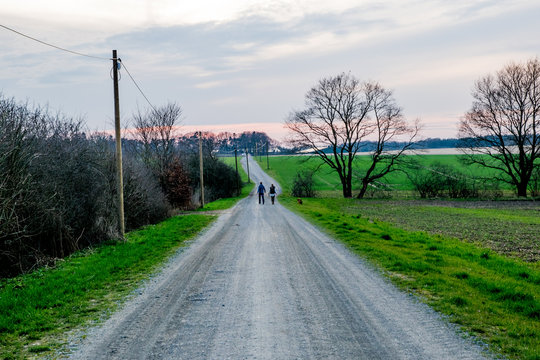 Long Road With Two Lovers