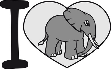lieblingstier i love liebe elefant klein süß niedlich baby kind nachwuchs