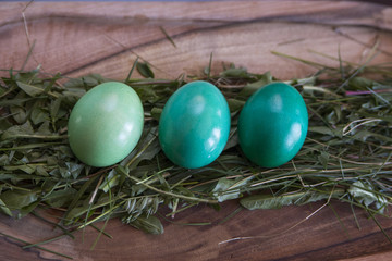 Traditional easter eggs