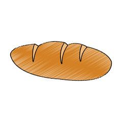 bread icon over white background. vector illustration