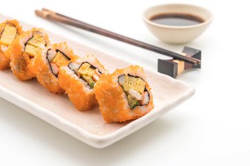 california sushi roll - japanese food style