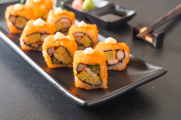 california sushi roll - japanese food style