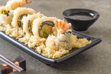 tempura shrimp sushi roll © topntp