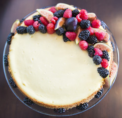 Homemade fresh cheesecake