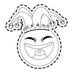 clown cartoon icon image vector illustration design 