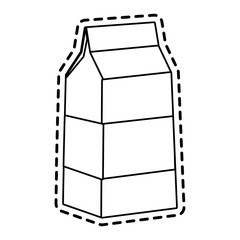 milk carton icon image vector illustration design 