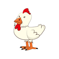 chicken farm isolated icon vector illustration design