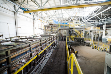 Fototapeta premium production workshop in the factory. equipment
