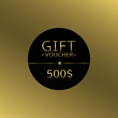 Gift voucher card