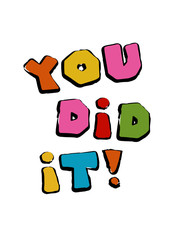 You did it. Vector template of lettering.