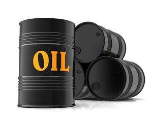 oil barrels 3d illustration