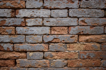 Old brick wall. Vintage background
