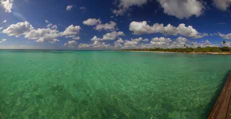 Panorama of Paradise Beach