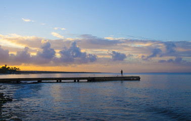 Obraz premium Sunrise in Caribbean