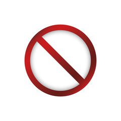 forbidden sign cross vector icon illustration clipart