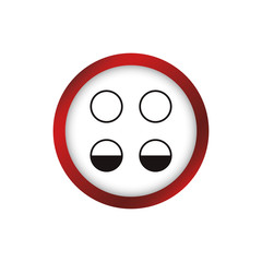 sign lights low symbol vector icon illustration