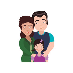couples relationship family child vector icon illustration