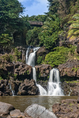 Obraz premium Seven Sacred Pools Landscape Hana Maui
