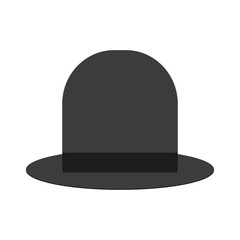 hat accessory icon over white background. vector illustration
