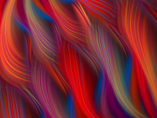  Bright Pinnate Background    - Fractal Art  