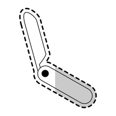 razor blade icon image vector illustration design 