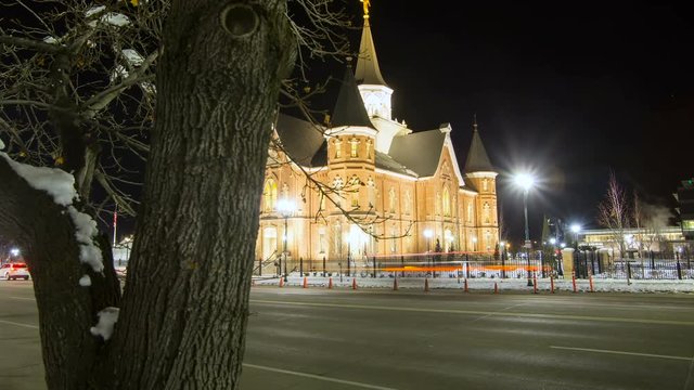 Provo City Center Temple Time Lapse on Slider
