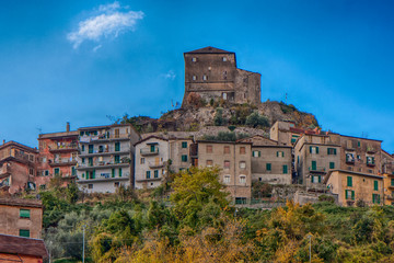 Fototapeta na wymiar Subiaco, Rocca Abbaziale