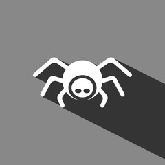 spider icon stock vector illustration flat design