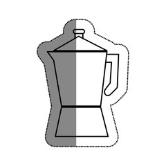 kettle kitchen utensil icon vector illustration design