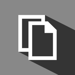 copy icon stock vector illustration flat design