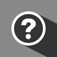 help icon stock vector illustration flat design