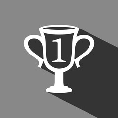 champions cup icon stock vector illustration flat design