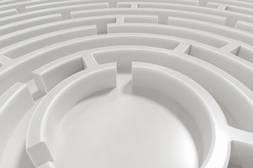 Obraz premium 3D rendered illustration of maze.