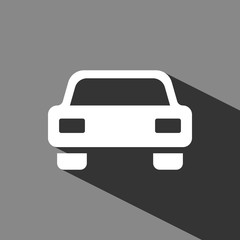 car icon stock vector illustration flat design