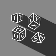 toys icon stock vector illustration flat design