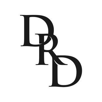 logo d, r and d logo vector.
